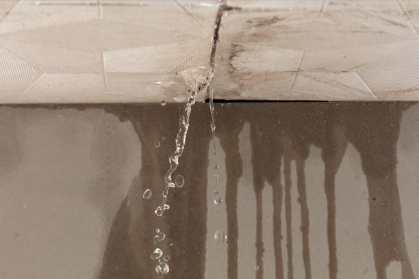 Professional Sewage Cleanup technician working in Welch, OK